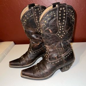Ariat Brown Rhinestone Cowgirl Boots 65 
